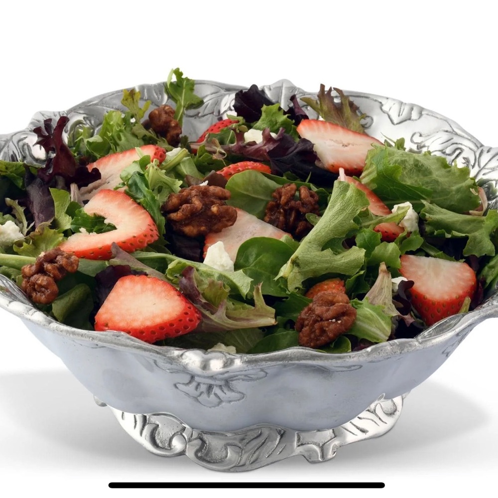 FLEUR-DE-LIS SALAD BOWL 12 - Picture 5 of 15